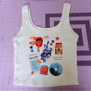 4th of July Graphic Tank/Crop Top